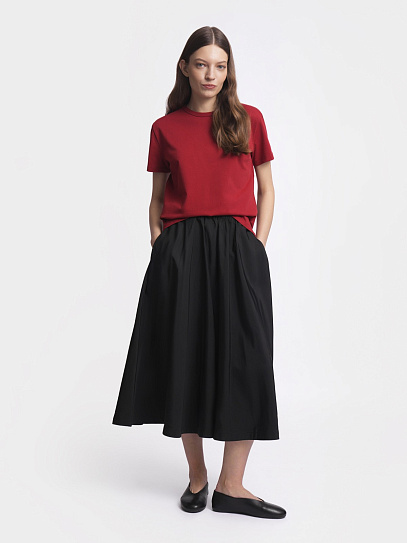 Юбка миди на резинке