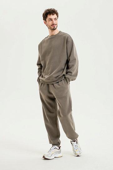 Трикотажный свитшот с начёсом