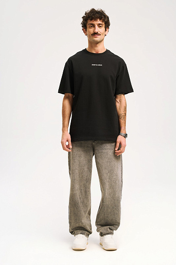 Футболка из хлопка с надписью