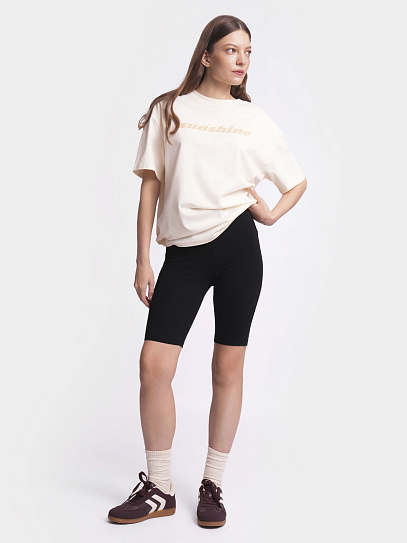 Трикотажные велосипедки из хлопка