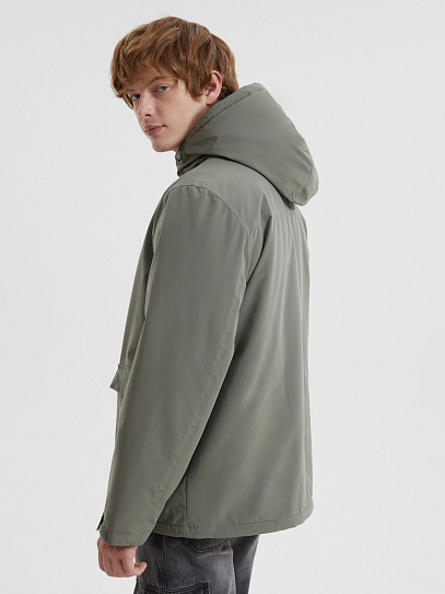 Куртка на синтепоне с капюшоном