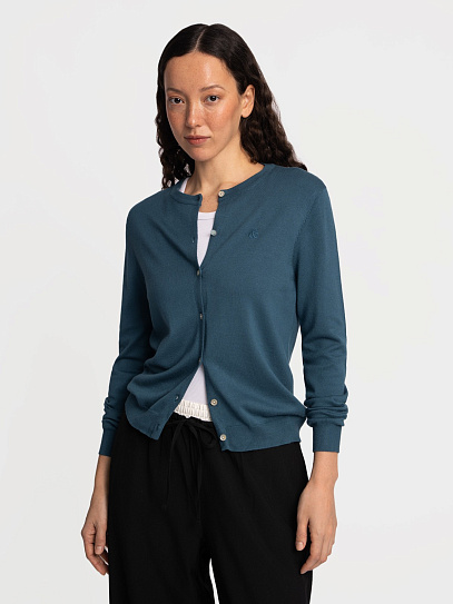 Трикотажный кардиган на пуговицах