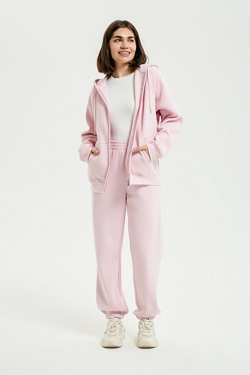 Утеплённая толстовка на молнии с начёсом