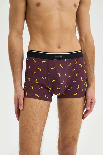 Трусы из хлопка с принтом