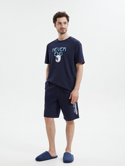 Трикотажные шорты на резинке из хлопка