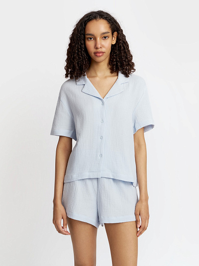 Блузка с короткими рукавами