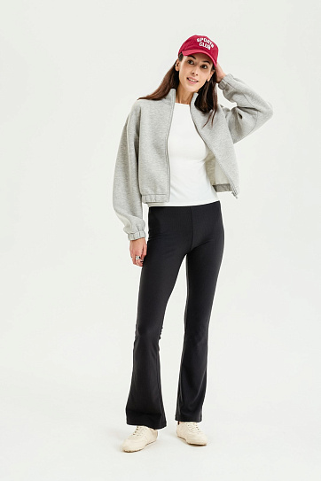 Трикотажная толстовка с воротником