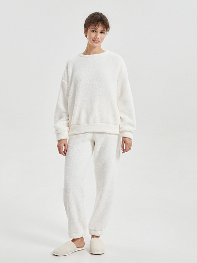 Джемпер-свитшот из экомеха